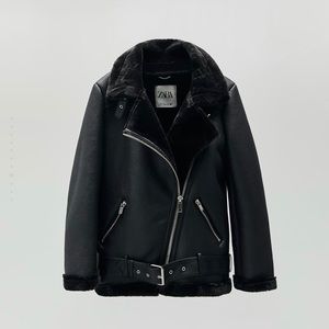 Zara Double-Faced Biker Jacket